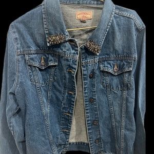 Classic Jean Jacket With Appliqués